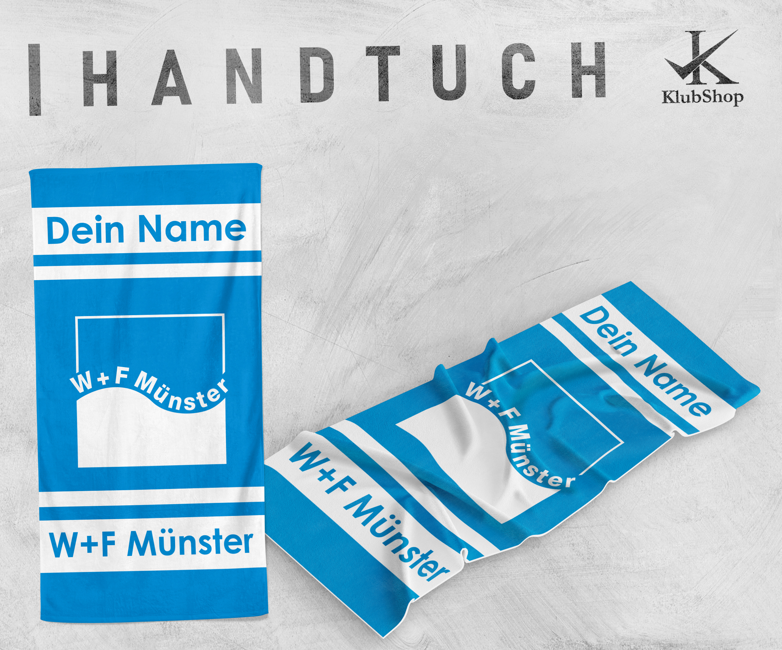 Strandtuch W+F Name